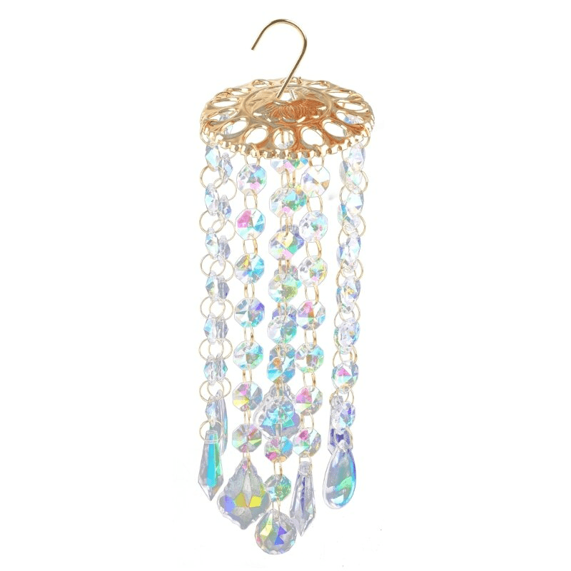 AuraHarmony Crystal Wind Chime - Captures the Wind for Soothing Melodies - Aesthetic and Relaxing Sounds