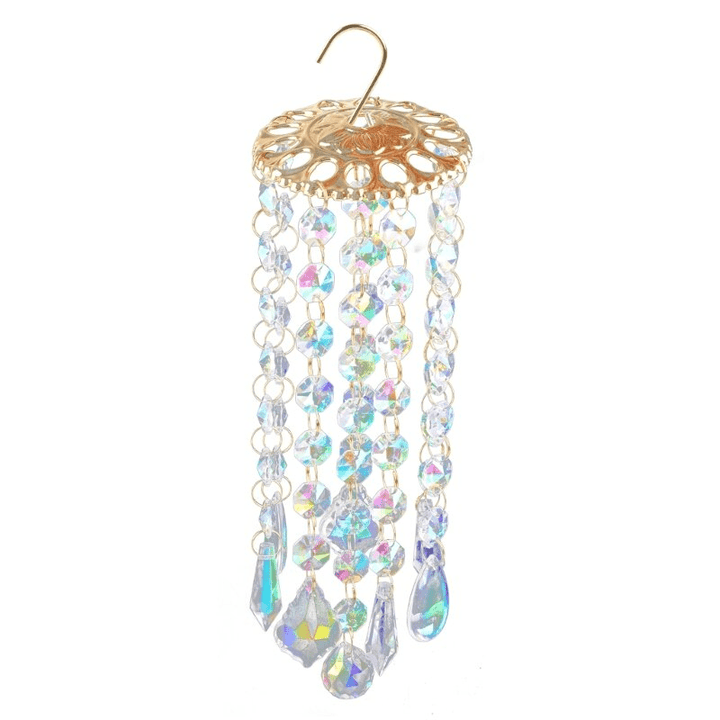 AuraHarmony Crystal Wind Chime - Captures the Wind for Soothing Melodies - Aesthetic and Relaxing Sounds
