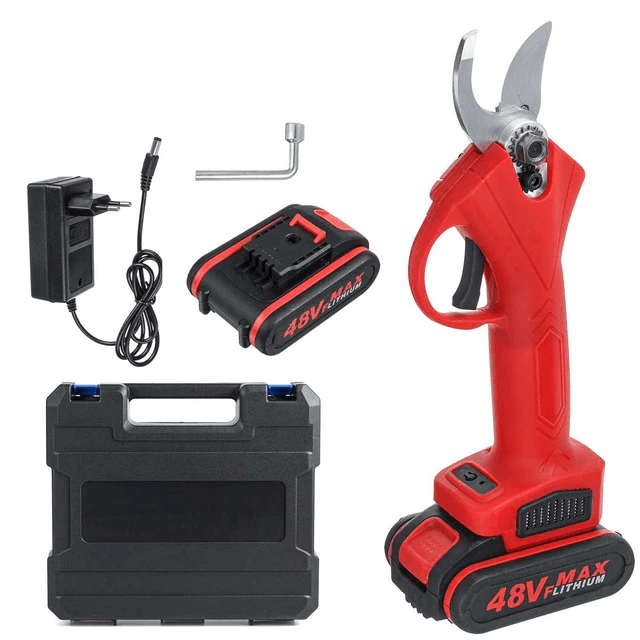 Wireless Pruning Shears - Ergonomic Design with Tungsten Steel Blade and Quiet Operation