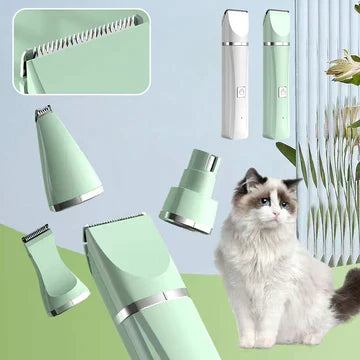 Complete Pet Groomer - Trim Fur, Nails, and Ears with Ease - Interchangeable Heads - Grooming Specialist