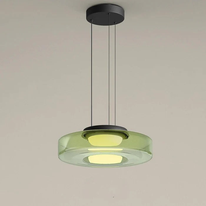 CraftNova – Bauhaus Glass Pendant Lamp with Adjustable Suspension