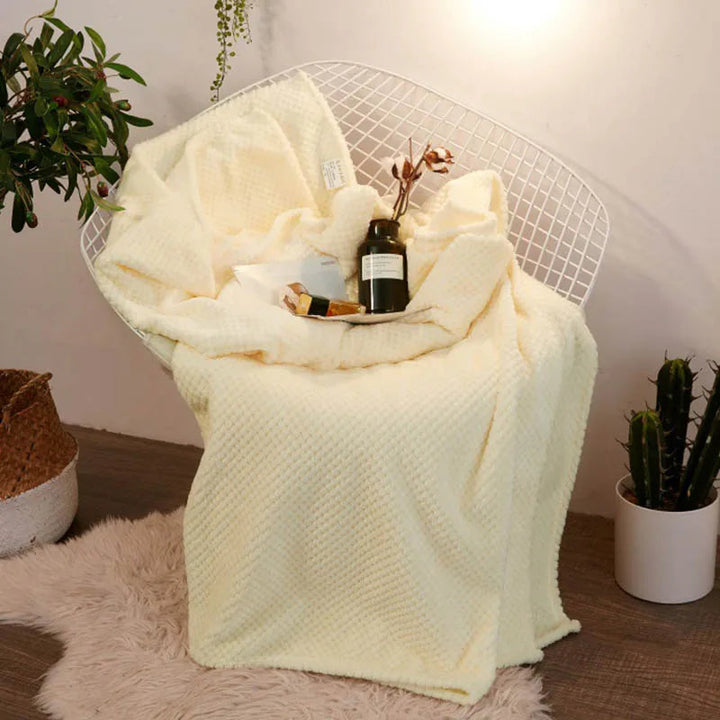 Luxura – Luxe Soft Waffle Texture Blanket – Perfect for Ultimate Comfort