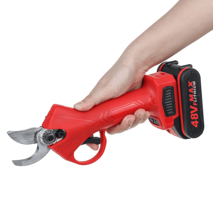 Wireless Pruning Shears - Ergonomic Design with Tungsten Steel Blade and Quiet Operation