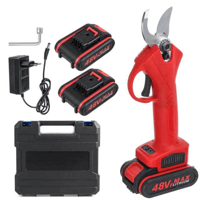 Wireless Pruning Shears - Ergonomic Design with Tungsten Steel Blade and Quiet Operation