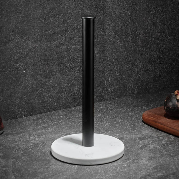 Marble and Gold Kitchen Roll Holder - Stylish Design for Jumbo and Standard Rolls