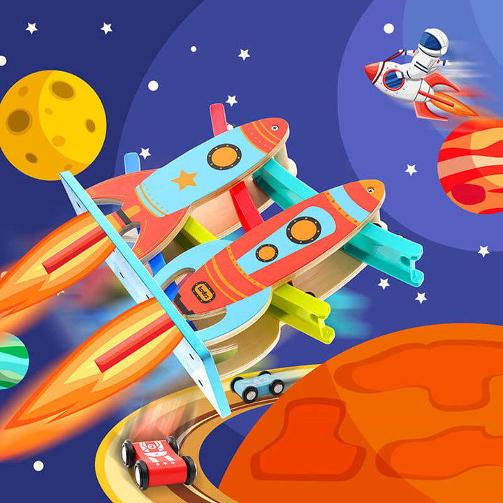 TurboTrack - Exciting Racing Ramp for Toddlers - Interactive Racing Fun for Little Drivers