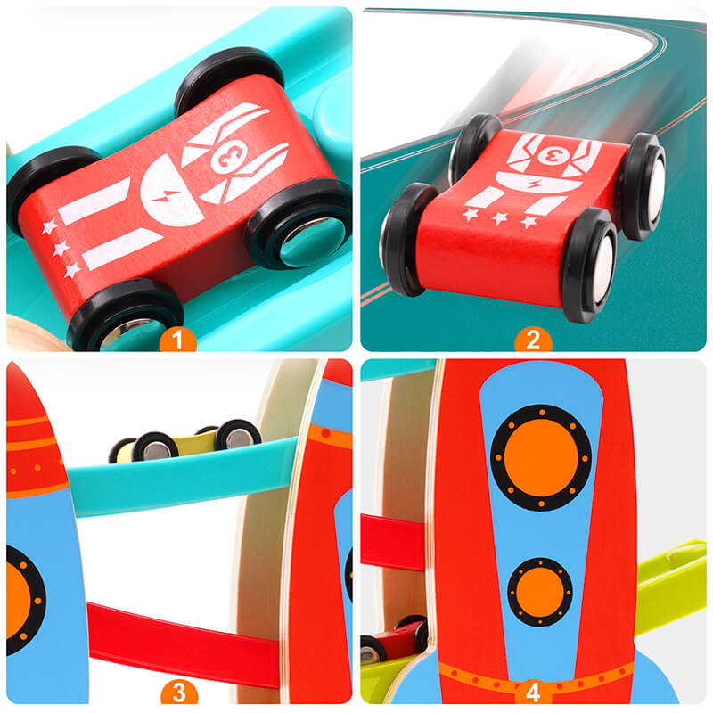 TurboTrack - Exciting Racing Ramp for Toddlers - Interactive Racing Fun for Little Drivers