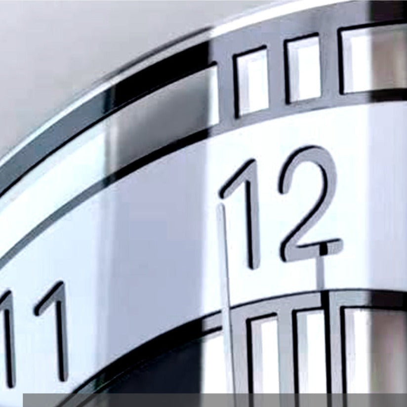 Serenitytime Classic Wall Clock - High-Quality Acrylic with Accurate Time Display - Durable and Silent with Timeless Design