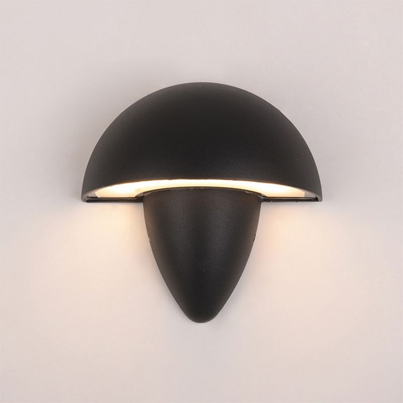 GlowShroom LED Wall Lamp - Modern Mushroom Design - Elegant Outdoor Lighting - Perfect for Garden Lighting