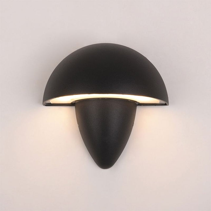 GlowShroom LED Wall Lamp - Modern Mushroom Design - Elegant Outdoor Lighting - Perfect for Garden Lighting