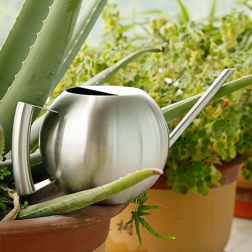 FlowStream - Slim Watering Can with Precise Spout - Durable Metal Watering Can for Houseplants