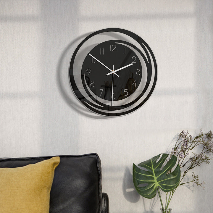 Serenitytime Classic Wall Clock - High-Quality Acrylic with Accurate Time Display - Durable and Silent with Timeless Design