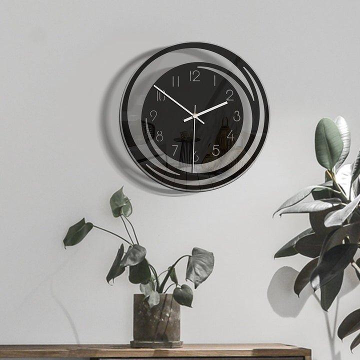 Serenitytime Classic Wall Clock - High-Quality Acrylic with Accurate Time Display - Durable and Silent with Timeless Design