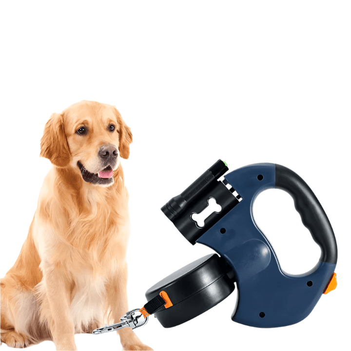 DuoGlow | Double Dog Leash with LED Light and 30kg Load Capacity