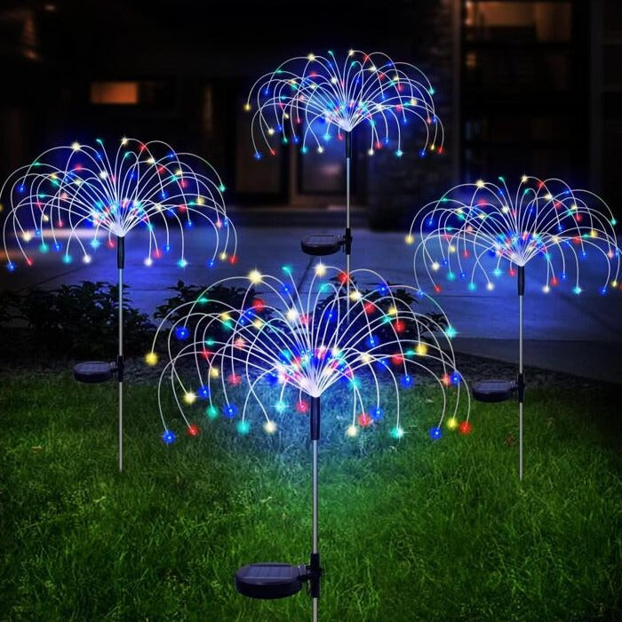 SparkGlow | Solar Lamps in Firework Style