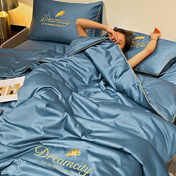 FrostLux Cooling Silk Duvet - Soft Filling for a Refreshing Sleep Experience