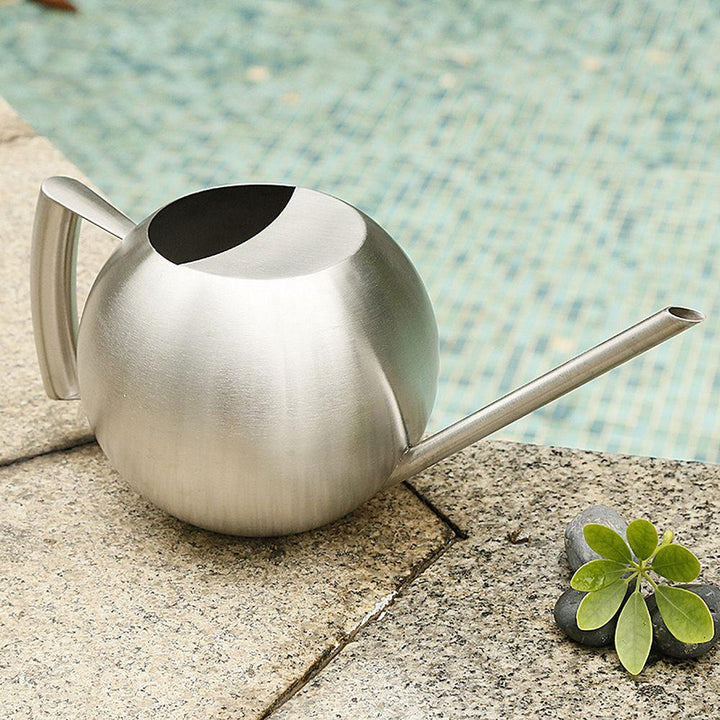 FlowStream - Slim Watering Can with Precise Spout - Durable Metal Watering Can for Houseplants