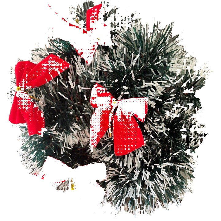 TwinkleTinsel – 2 Set LED Christmas Garland with Battery Lighting