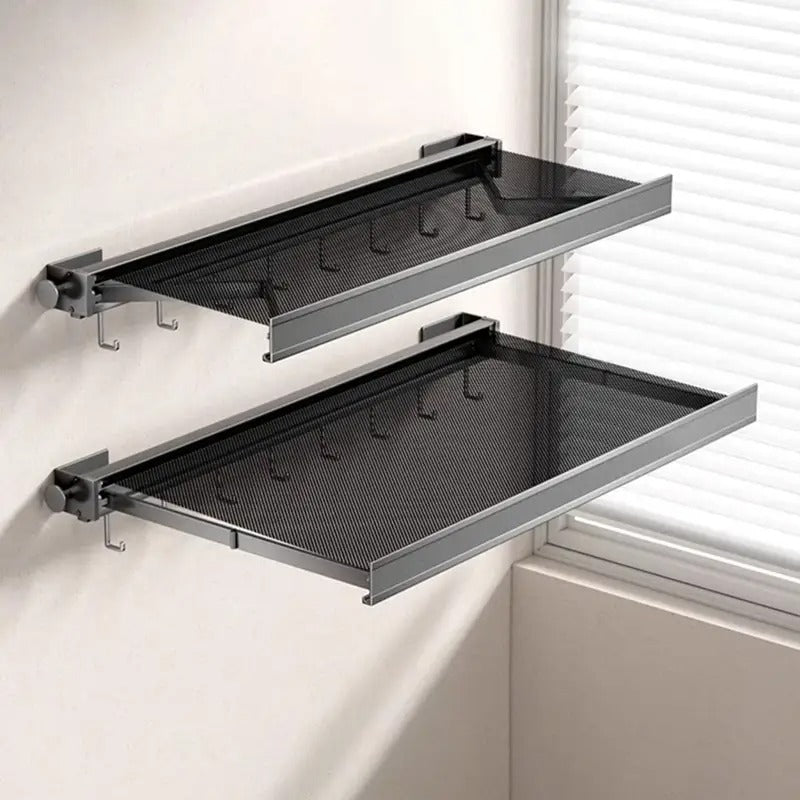 SpaceHold - Minimalist Towel Bar with Storage