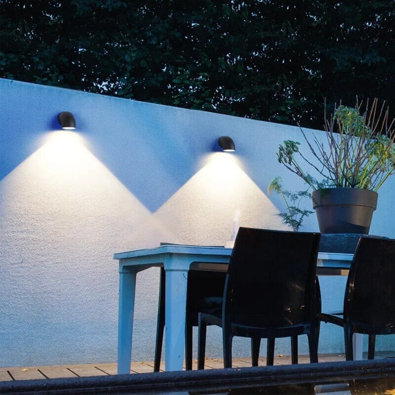 StormGlow - Sustainable LED Outdoor Lamp - Waterproof LED Wall Light for Outdoors