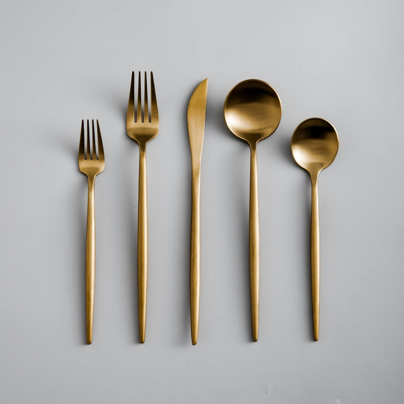 StyleKitchen – Minimalist Stainless Steel Cutlery Set – Elegant and Functional for Every Meal