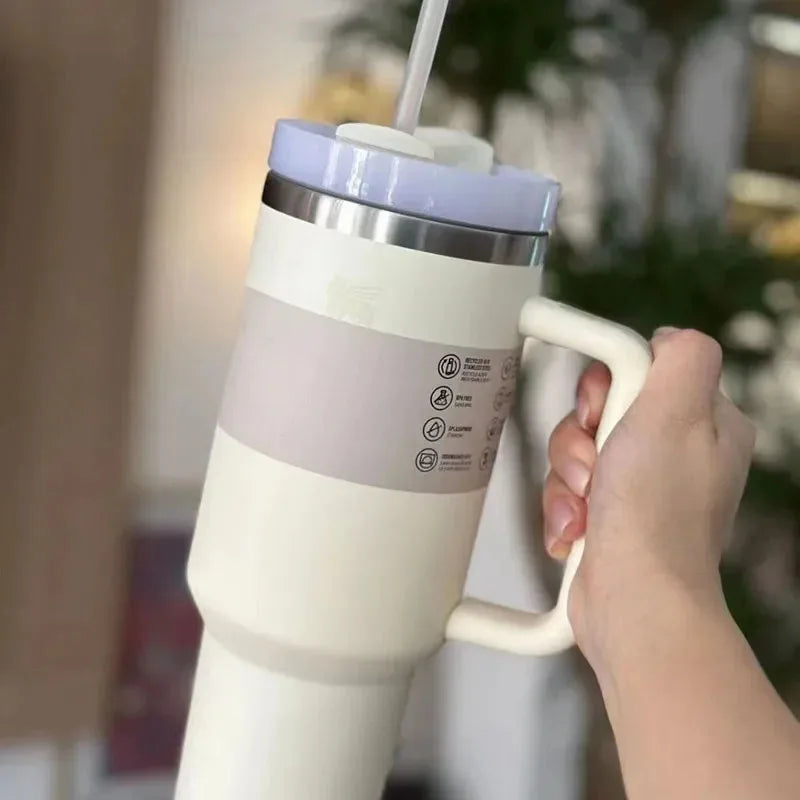 ThermoSip - Insulated Cup - Double-Walled Vacuum Insulation for Hot and Cold Drinks