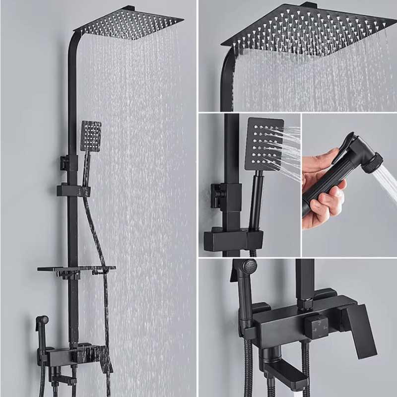 RainFlow | Brass Shower Faucet Set