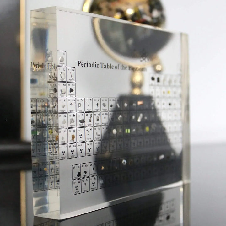 AtomVault Educational Periodic System - Real Elements Integrated in Stylish Glass