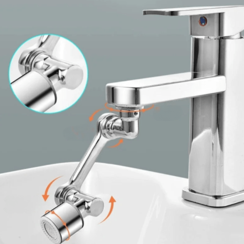 FlexiFlowSpray | Rotating Faucet Extender Bubbler