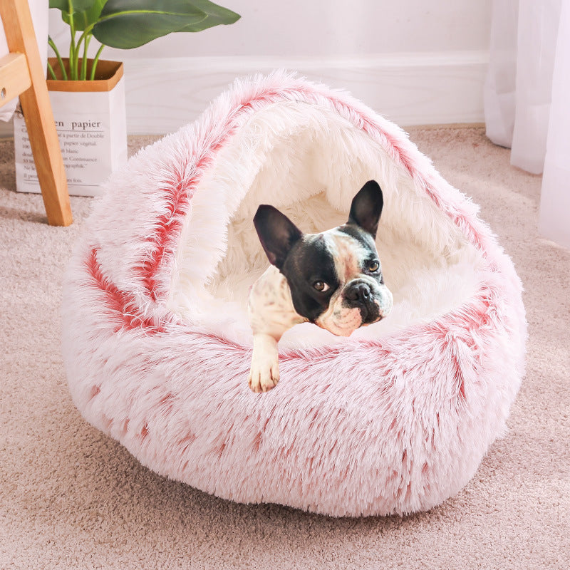 Warm and Safe Sleeping Spot for Your Pet - Self-Heating Fleece in a Comfortable Nest