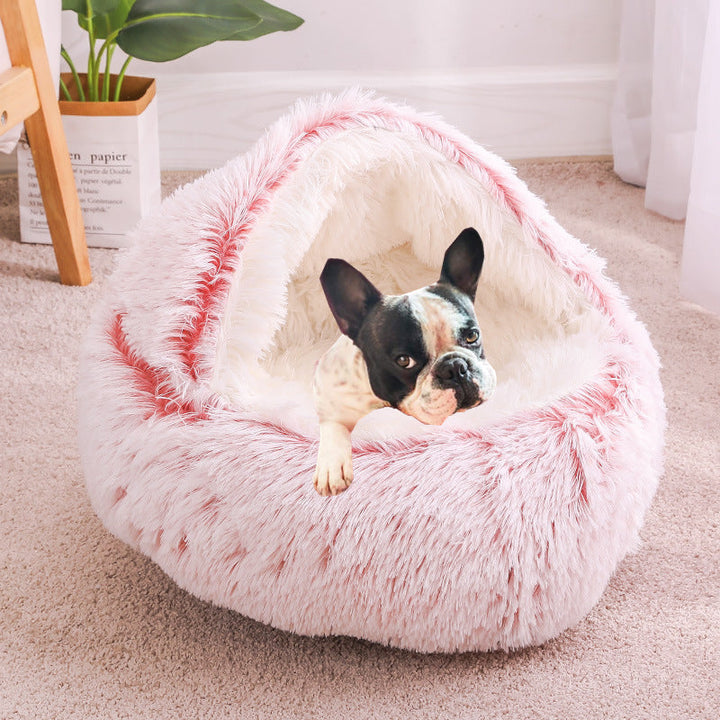 Warm and Safe Sleeping Spot for Your Pet - Self-Heating Fleece in a Comfortable Nest
