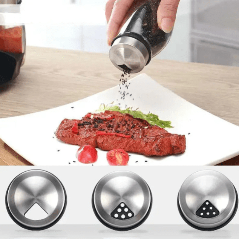 TwistAndSpice | Rotating Glass Spice Storage Set