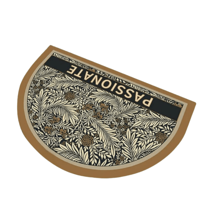 FloralComfort | Soft Bathroom Mat with Vintage Design