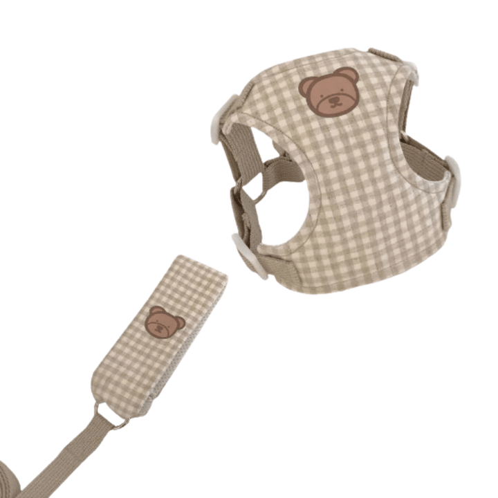 BearPawStripe | Stylish Puppy Harness & Leash