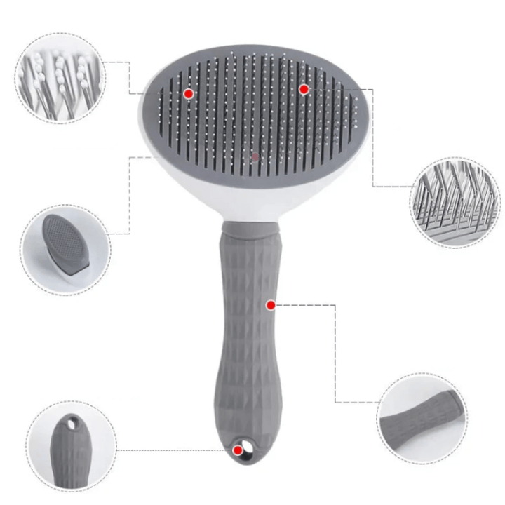 FurGroom | Stainless Steel Pet Brush & Comb