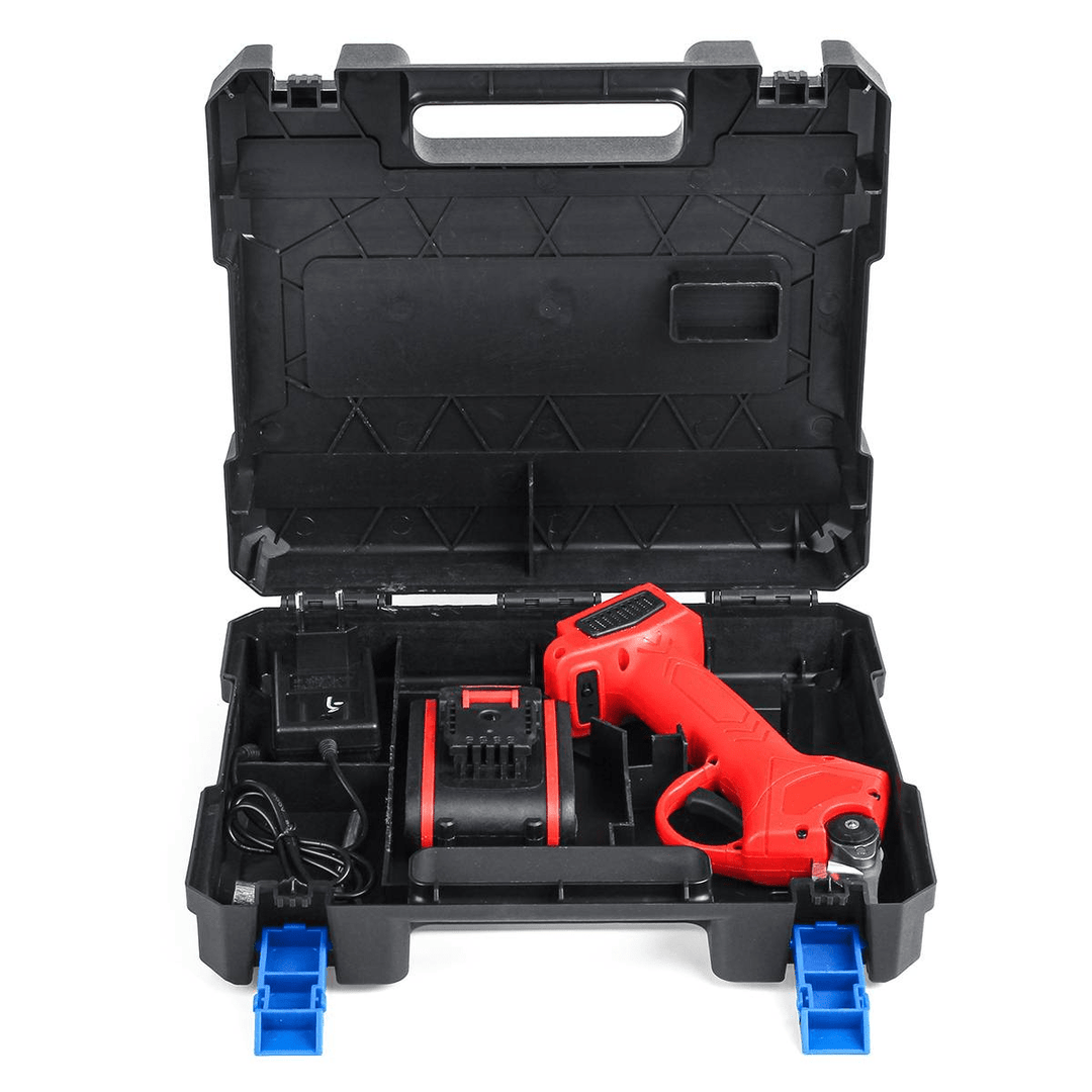 Wireless Pruning Shears - Ergonomic Design with Tungsten Steel Blade and Quiet Operation