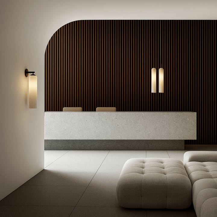 GlasGlow – Wall Lamp with Luxurious Glass Finish