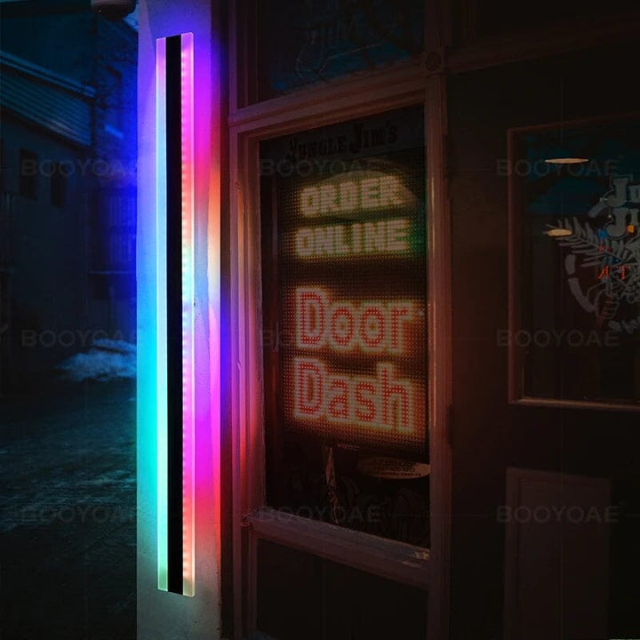 BoltGlow – RGB Wall Lamp with Music Effects and Weather-Resistant Design