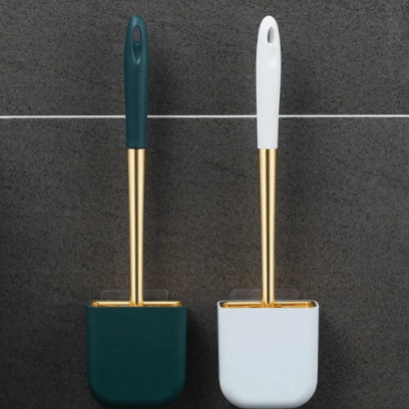 SilkSweep | Luxe Toilet Brush with Holder for Modern Bathrooms