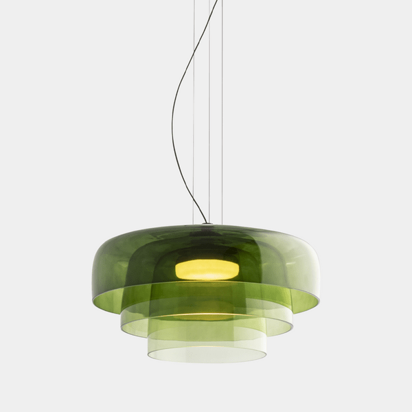 LumaNord – Artisan Hanging Lamp of Norwegian Glass Design