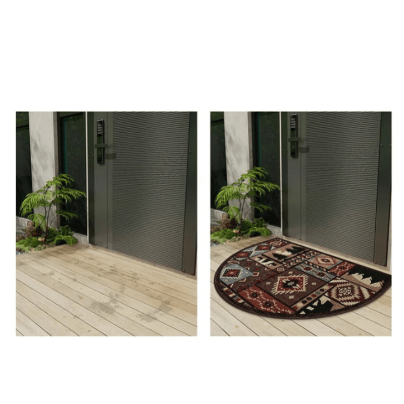 RetroCharm | High-Quality Half-Round Doormat
