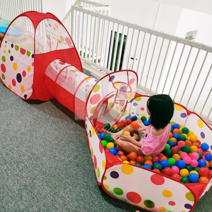 Mini Playground | 3-in-1 Play Tent, Ball Pit, and Tunnel