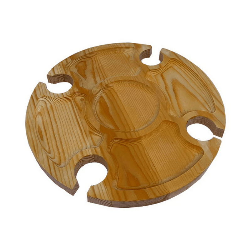 Versatile Folding Table - Handy for Wine, Snacks, and Garden Use