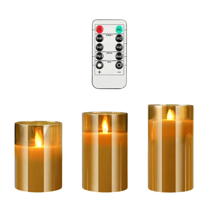FlickerMagic | Flameless 3D Wick LED Candle