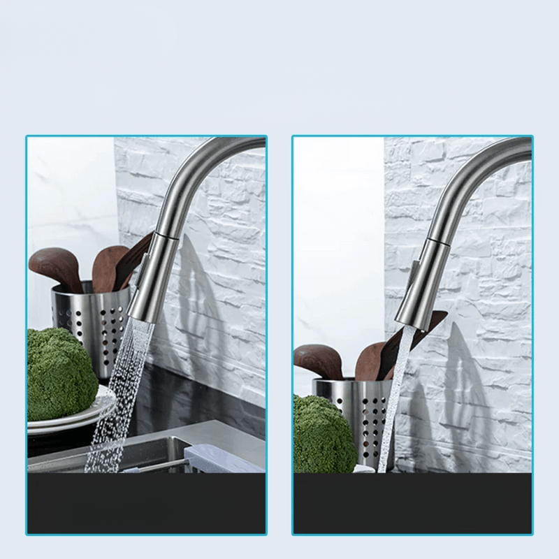 SmartNickelFlow | High-Tech Kitchen Faucet for Modern Comfort