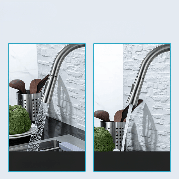 SmartNickelFlow | High-Tech Kitchen Faucet for Modern Comfort