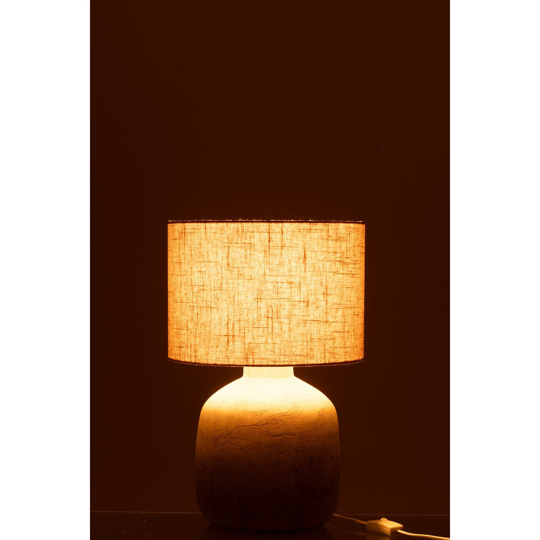 My small terracotta lamp