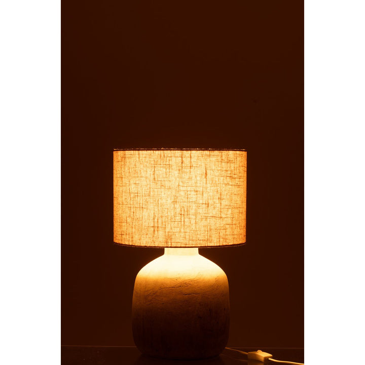 My small terracotta lamp
