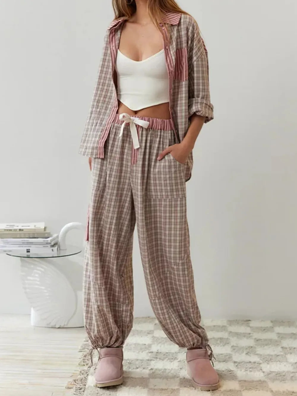 CozyNights - Casual 2-Piece Pajama - Perfect Loungewear for Relaxing Nights