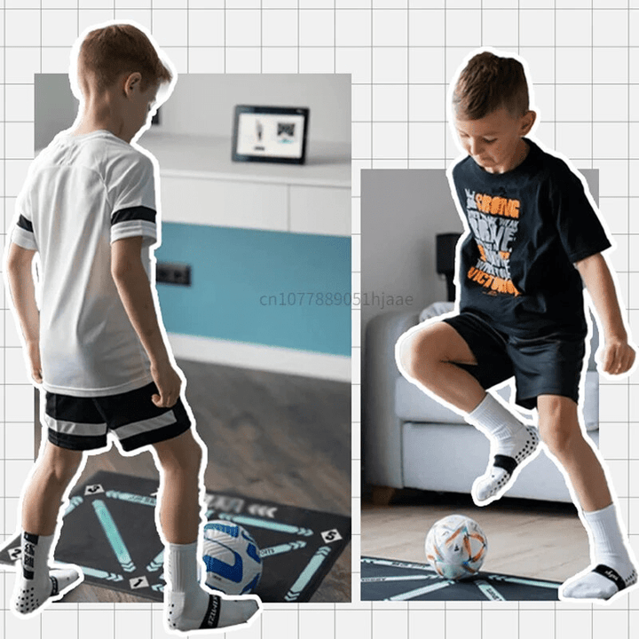 Indoor Soccer Training Mat - transforms any space into a mini training field - perfect for home use and limited spaces -